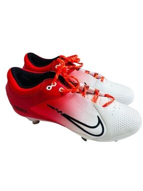 NWT‎ Nike Womens Hyperdiamond 4 Elite Metal Softball Cleats Red/White Size 11.5